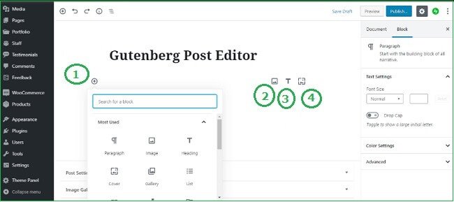 wordpress-za-pocetnike-cesto-postavljana-pitanja-kreiranje-posta-gutenberg-editor-2.2 wordpress-za-pocetnike-cesto-postavljana-pitanja-kreiranje-posta-gutenberg-editor-2.2