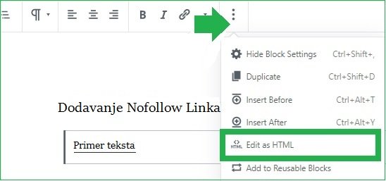 dodavanje-nofollow-linkova-gutenberg-editor dodavanje-nofollow-linkova-gutenberg-editor