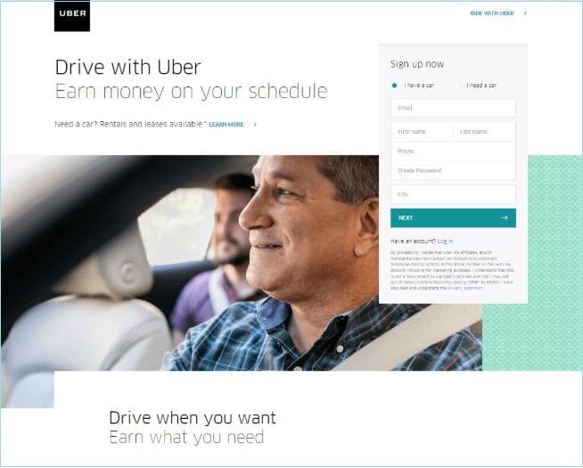 uber-landing-stranica-primer uber-landing-stranica-primer