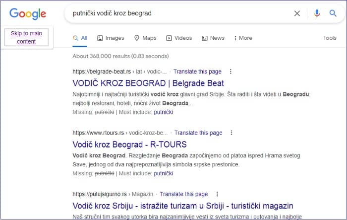 snimak ekrana blogova konkurenata - za istraživanje vaše cilljane publike snimak ekrana blogova konkurenata - za istraživanje vaše cilljane publike